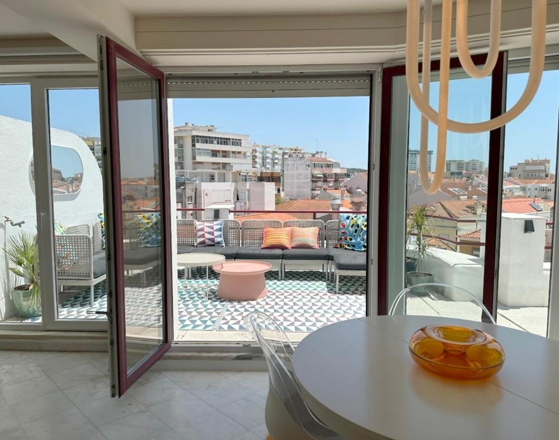 Groovy Caparica Gem With Large Sunny Terrace Apartment